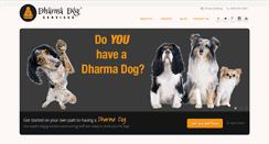Desktop Screenshot of dharmadogservices.com